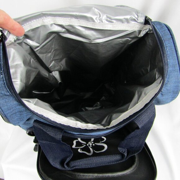 Backpack | Insulated | Cooler | Adjustable | Blue & Black | Lightweight - Picture 5 of 8